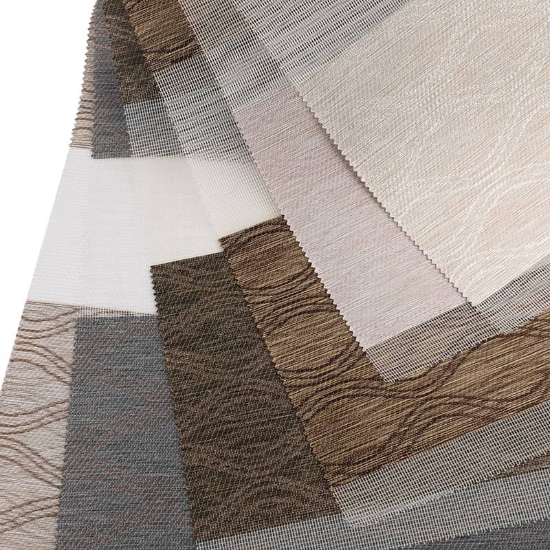 F040 Hotelová spálňa Záves deň-noc Polozatemňovacia látka Zebra