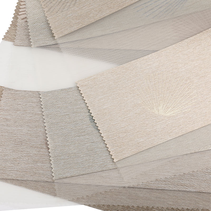 GD03 Simple Fashion Mäkká gázová záclona Žakárová látka na roletu Zebra